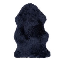 SUPER KING SIZE SHEEPSKIN - NAVY